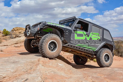 DV8 Offroad Jeep JK Front Inner Fenders Black Or Raw by DV8 Offroad
