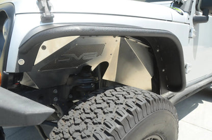DV8 Offroad Jeep JK Front Inner Fenders Black Or Raw by DV8 Offroad