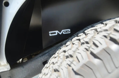 DV8 Offroad 07-18 Jeep JK Inner Fender; Rear; Black Finish by DV8 Offroad