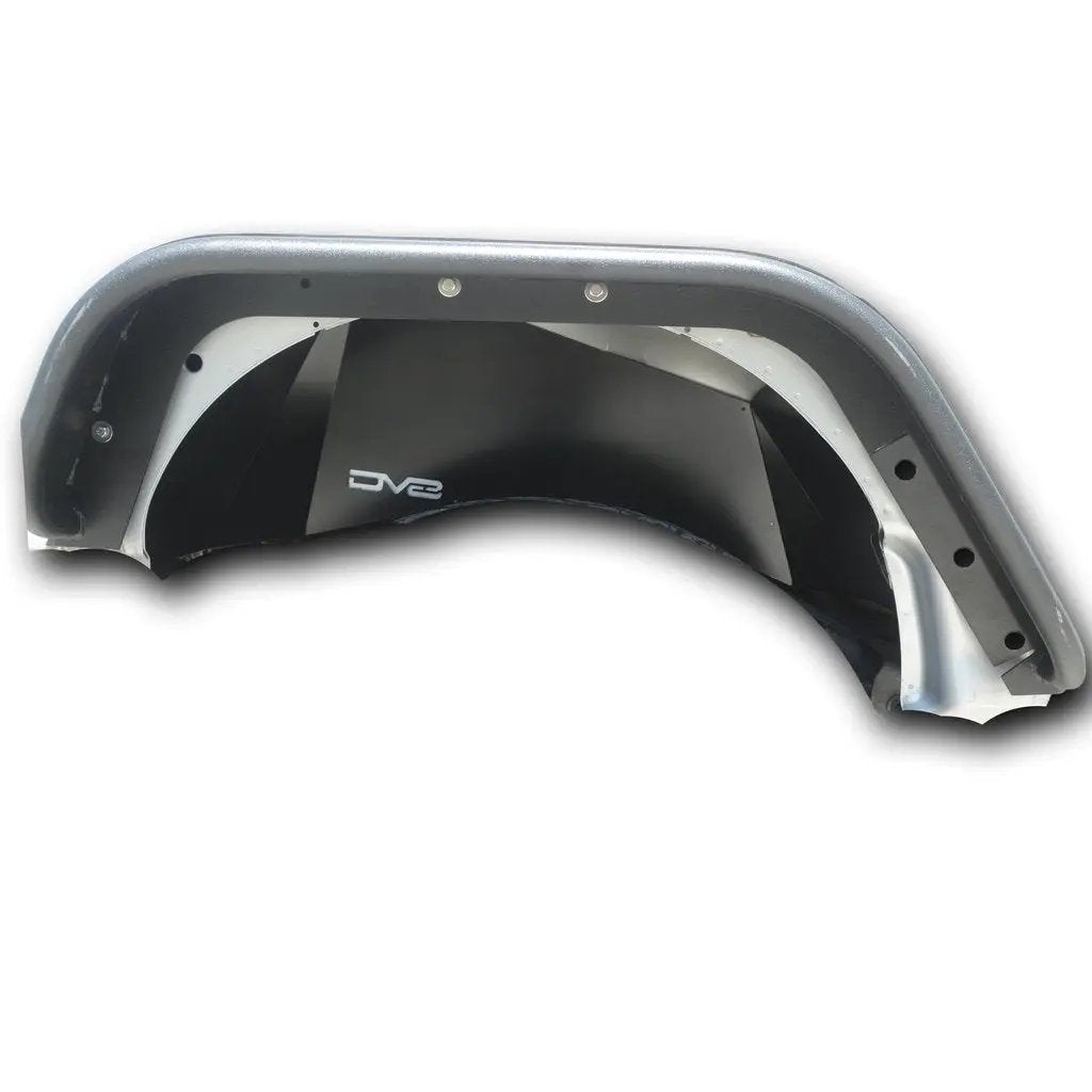 DV8 Offroad 07-18 Jeep JK Inner Fender; Rear; Black Finish by DV8 Offroad