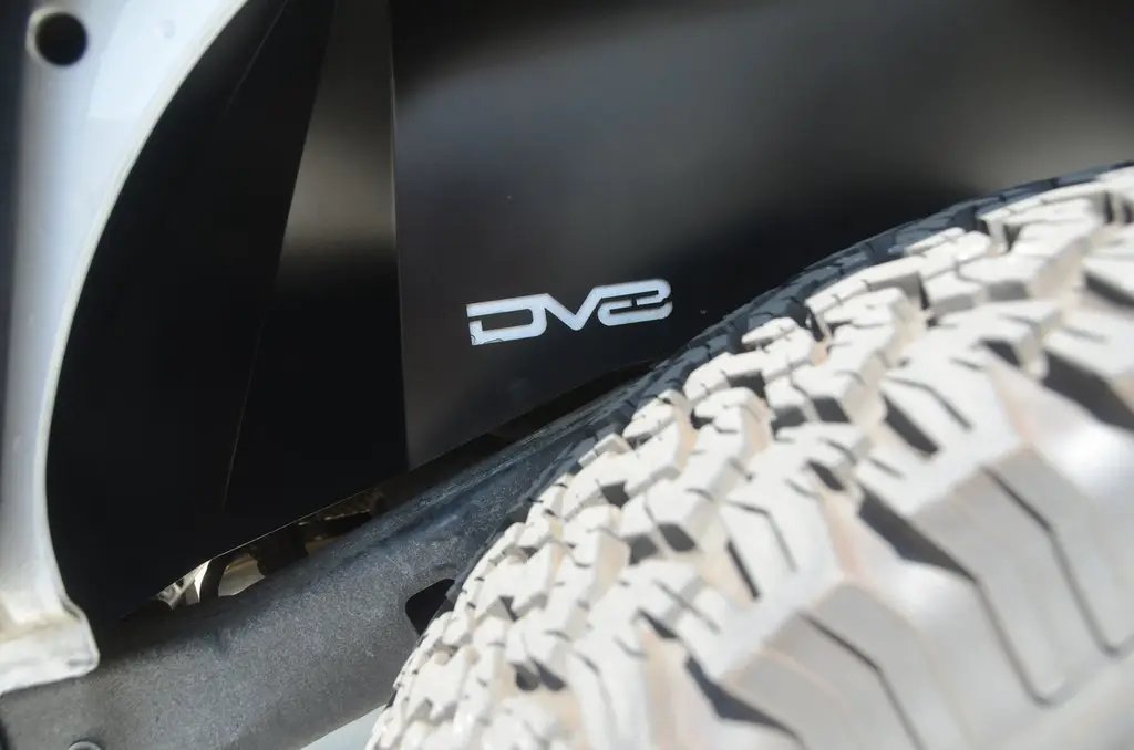 DV8 Offroad Jeep JK Rear Inner Fenders Black Or Raw by DV8 Offroad
