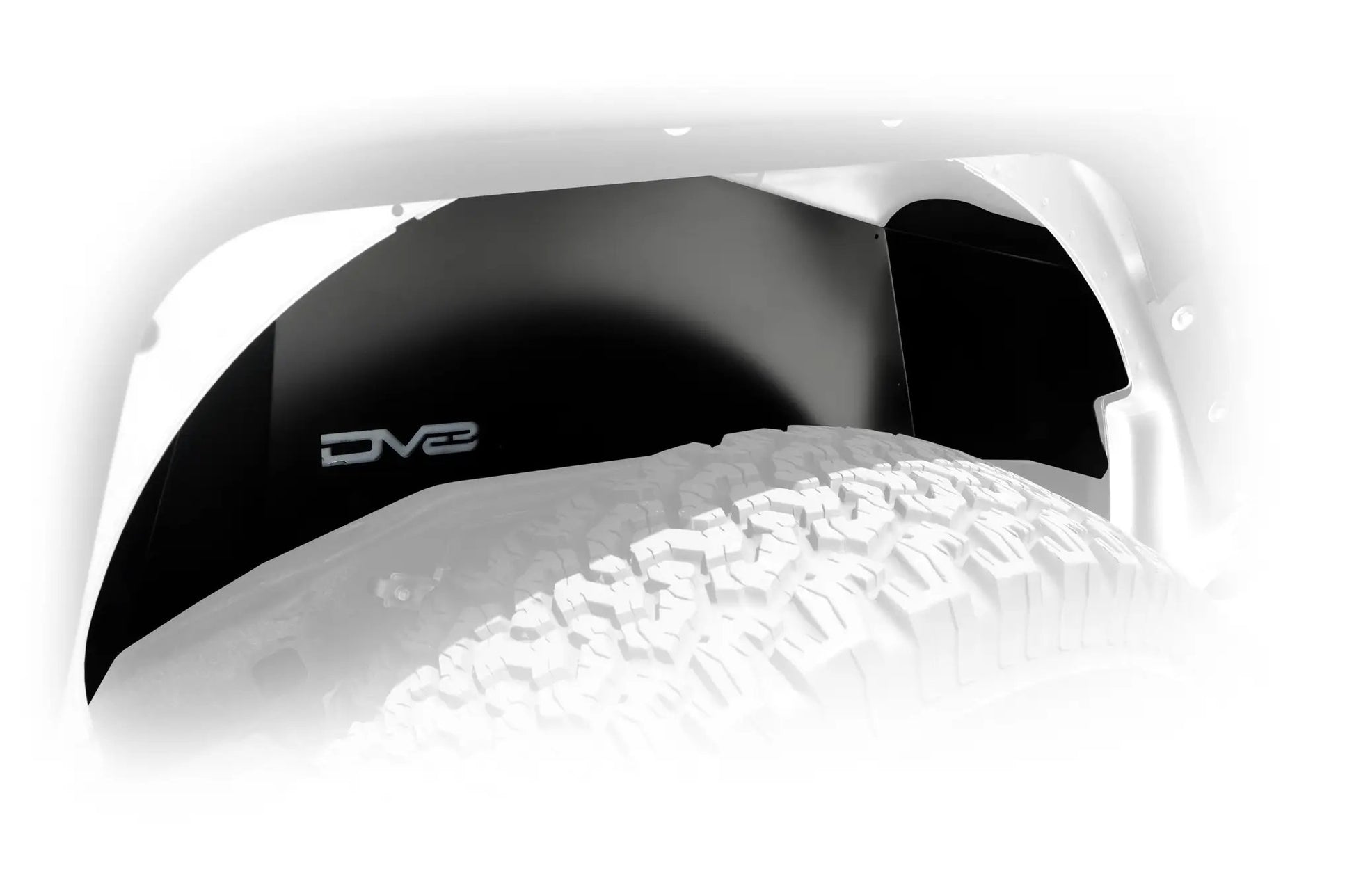 DV8 Offroad Jeep JK Rear Inner Fenders Black Or Raw by DV8 Offroad