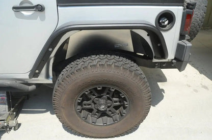 DV8 Offroad Jeep JK Rear Inner Fenders Black Or Raw by DV8 Offroad