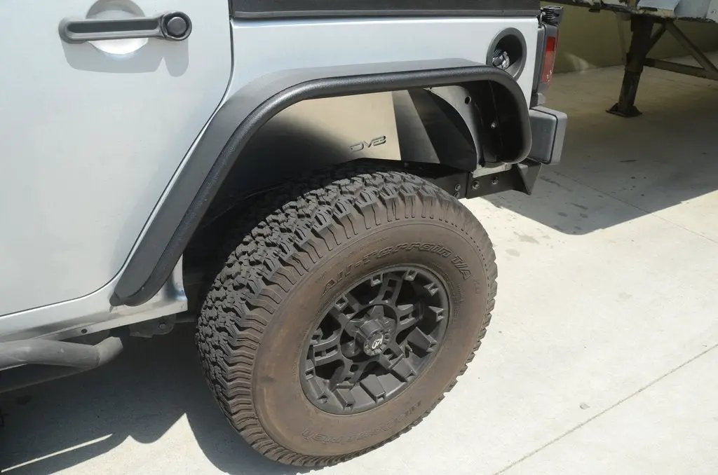 DV8 Offroad Jeep JK Rear Inner Fenders Black Or Raw by DV8 Offroad