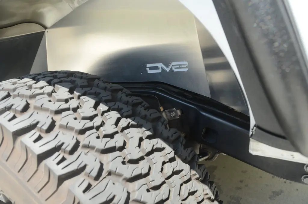 DV8 Offroad Jeep JK Rear Inner Fenders Black Or Raw by DV8 Offroad
