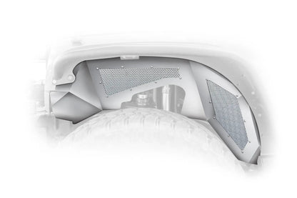 DV8 Offroad 07-18 Jeep JK Inner Fender; Front; Raw Finish by DV8 Offroad