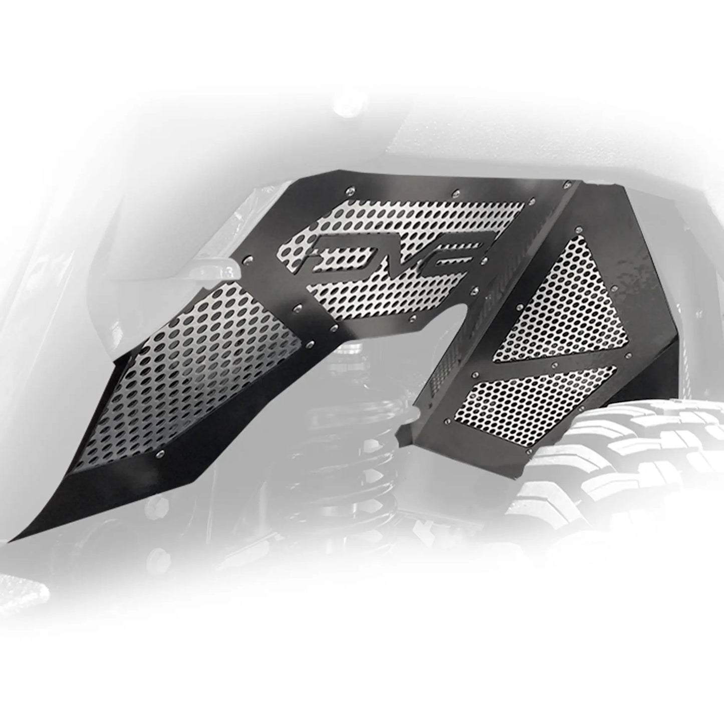 DV8 Offroad Jeep JL & JT Front Inner Fenders Black Or Raw by DV8 Offroad