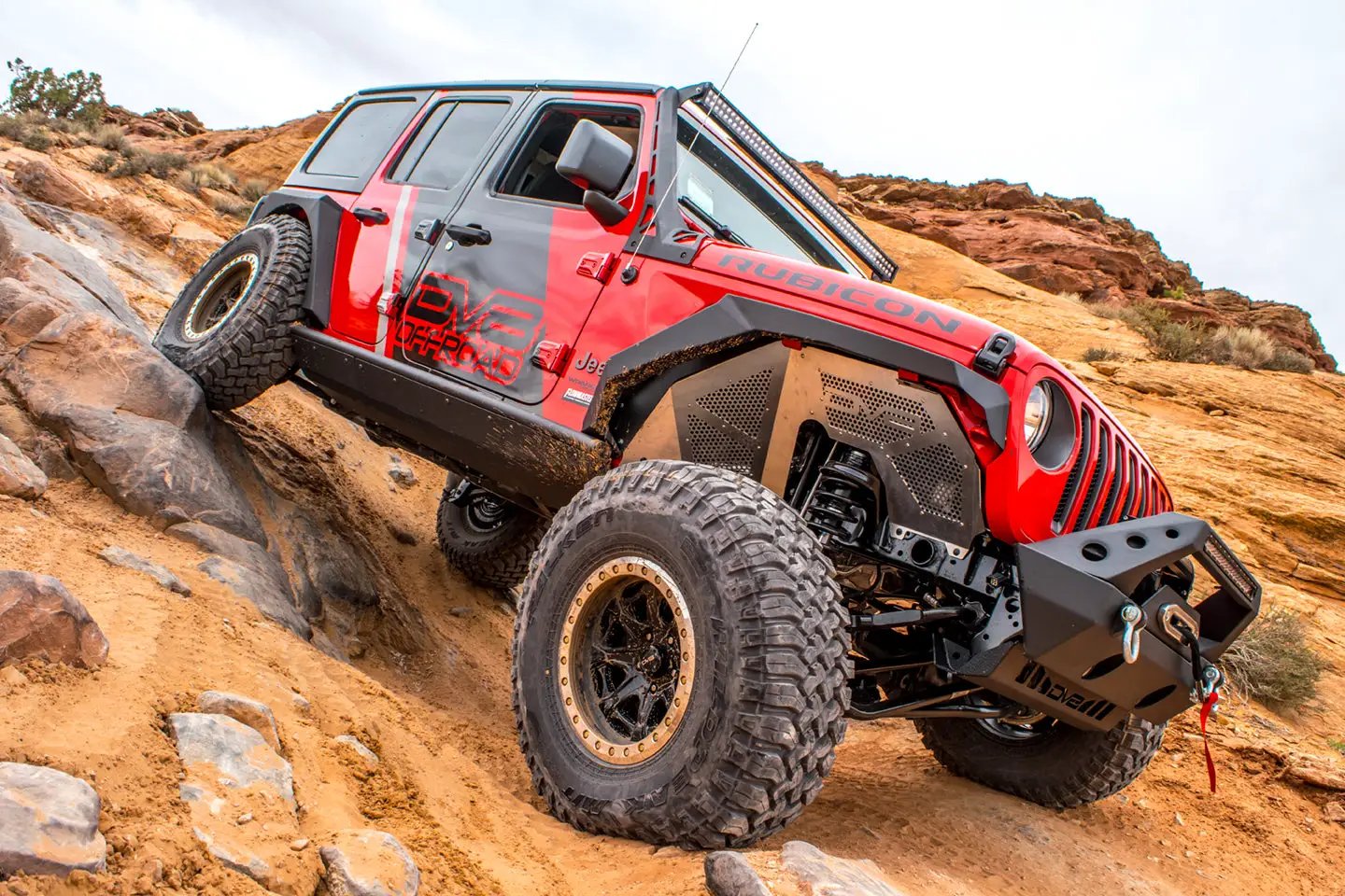 DV8 Offroad Jeep JL & JT Front Inner Fenders Black Or Raw by DV8 Offroad