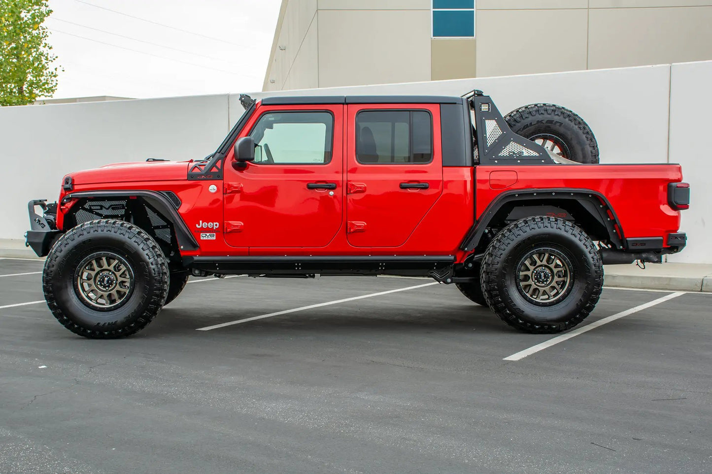 DV8 Offroad Jeep JT Inner Fender; Rear; Black by DV8 Offroad