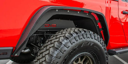 DV8 Offroad Jeep JT Inner Fender; Rear; Black by DV8 Offroad
