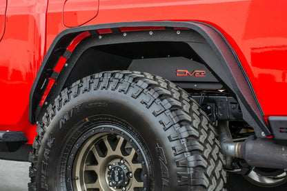 DV8 Offroad Jeep JT Inner Fender; Rear; Black by DV8 Offroad