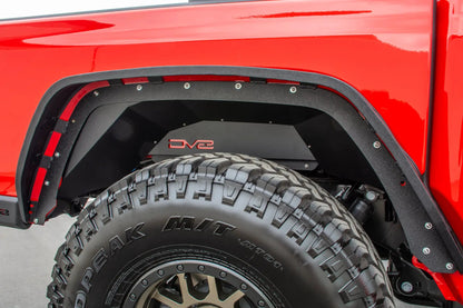 DV8 Offroad Jeep JT Inner Fender; Rear; Black by DV8 Offroad