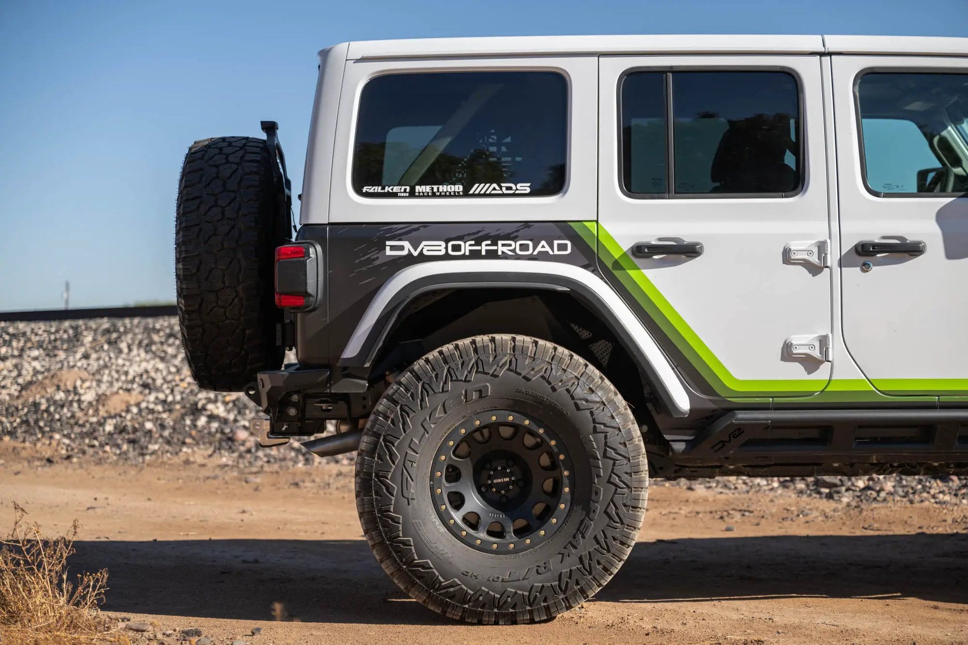 DV8 Offroad 2018-2024 Jeep Wrangler JL Rear Inner Fenders by DV8 Offroad
