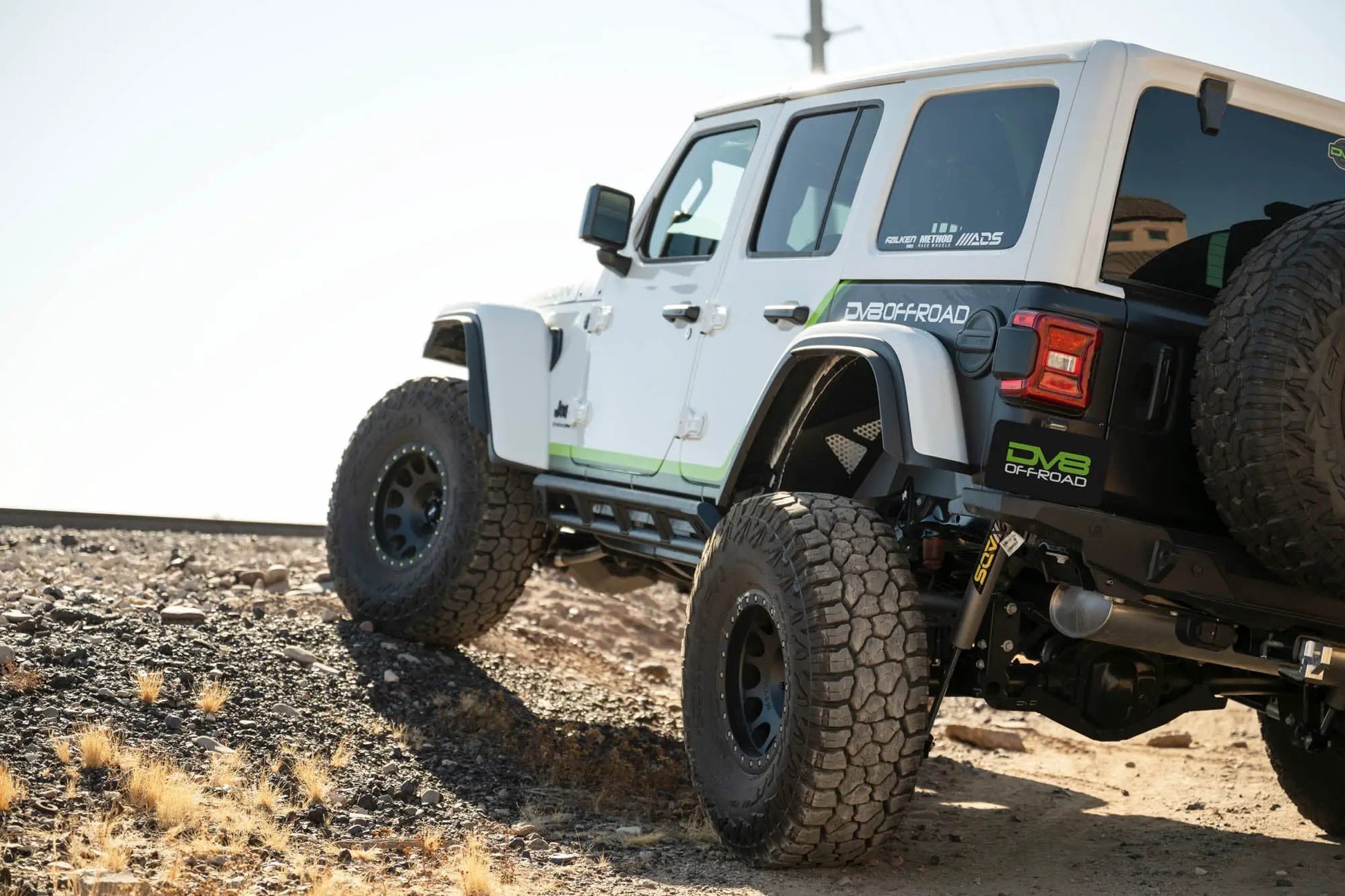 DV8 Offroad 2018-2024 Jeep Wrangler JL Rear Inner Fenders by DV8 Offroad