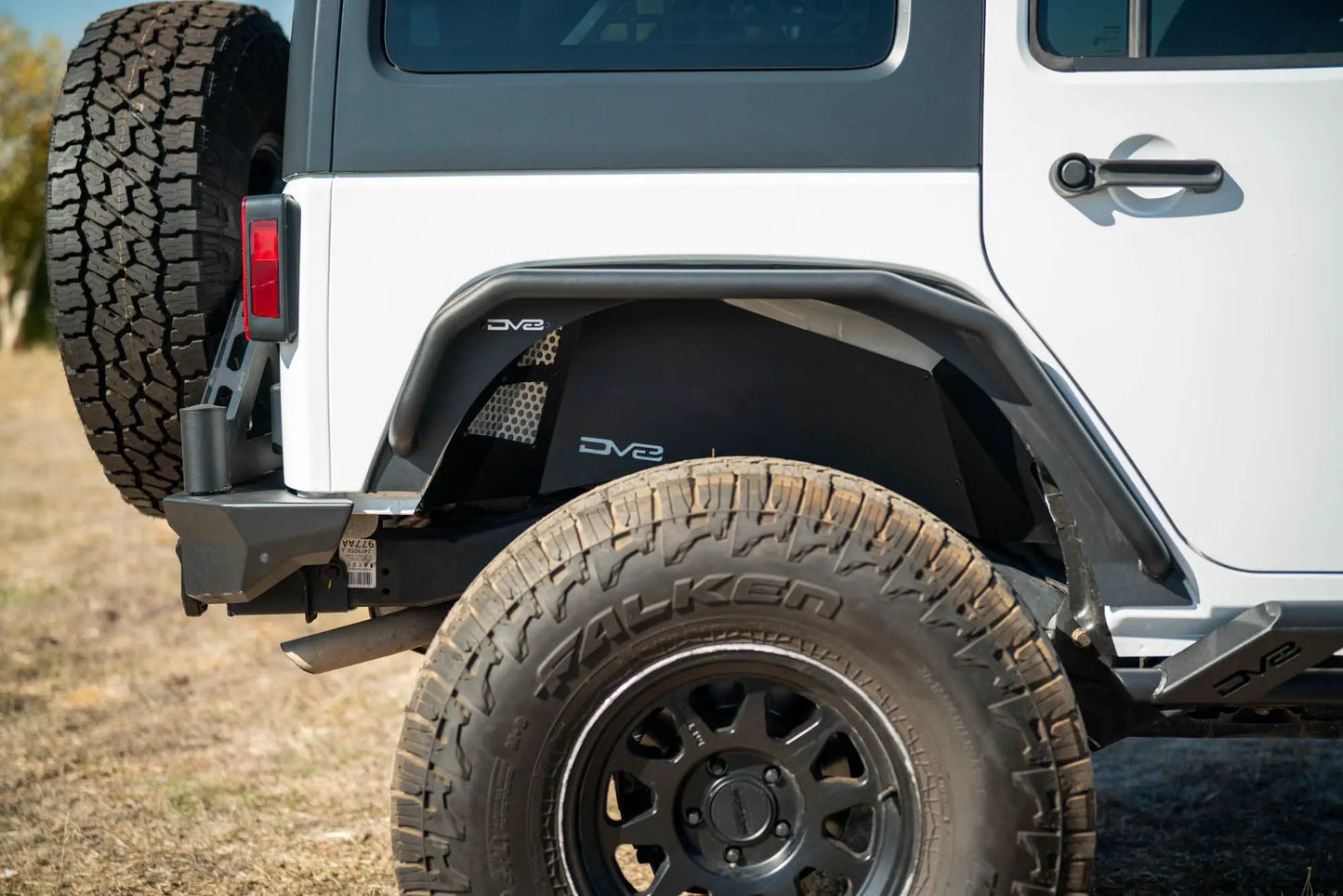 DV8 Offroad 2007-2018 Jeep Wrangler JK Rear Inner Fenders by DV8 Offroad