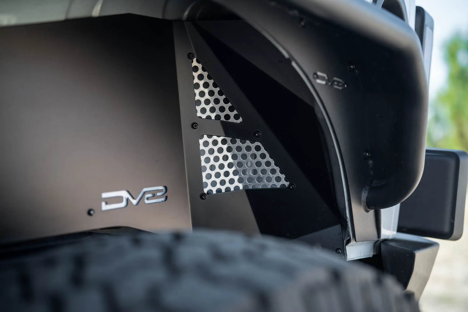 DV8 Offroad 2007-2018 Jeep Wrangler JK Rear Inner Fenders by DV8 Offroad