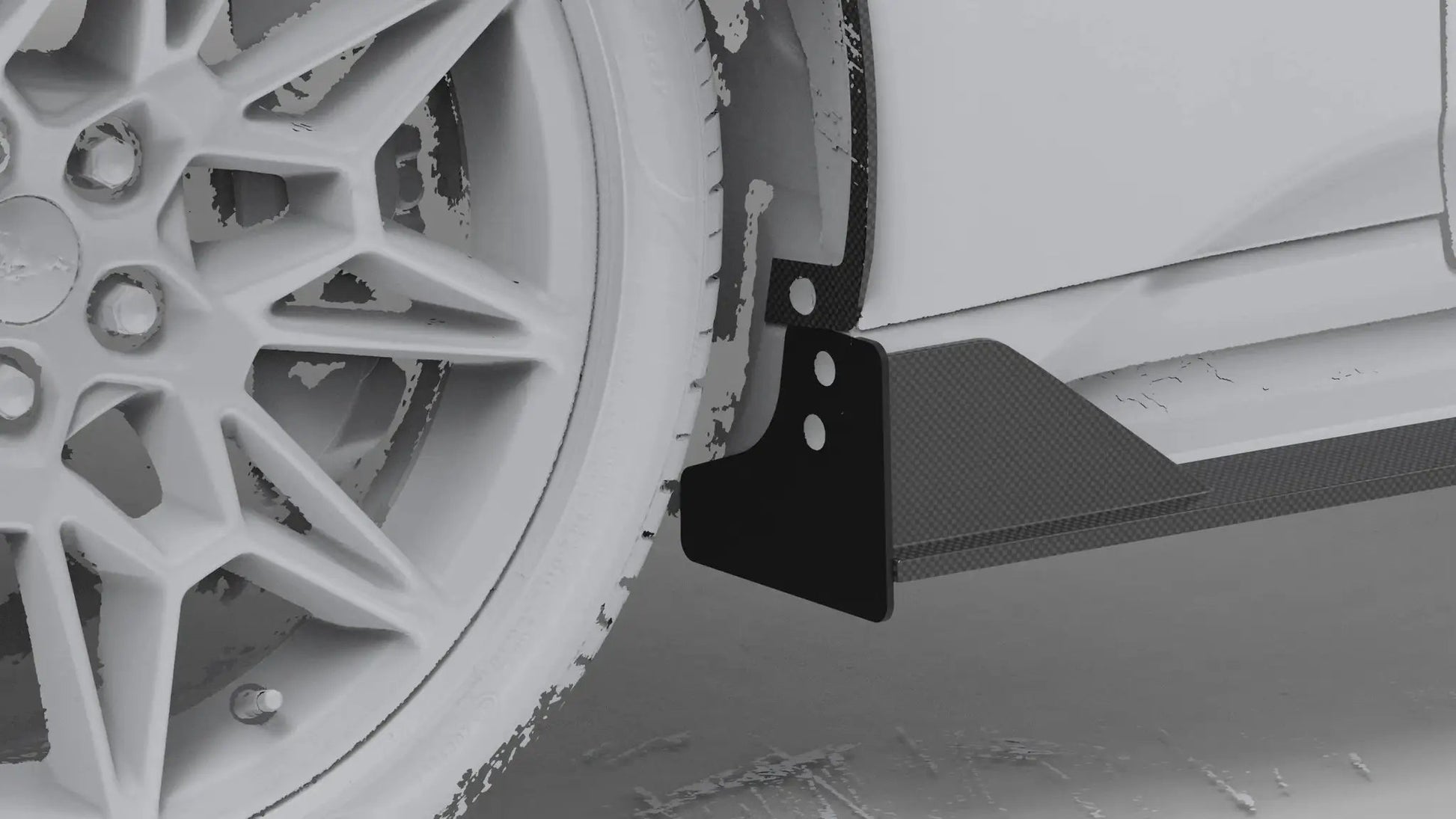NYTOP 2024-Current Ford Mustang Front Splash Guard by NYTOP