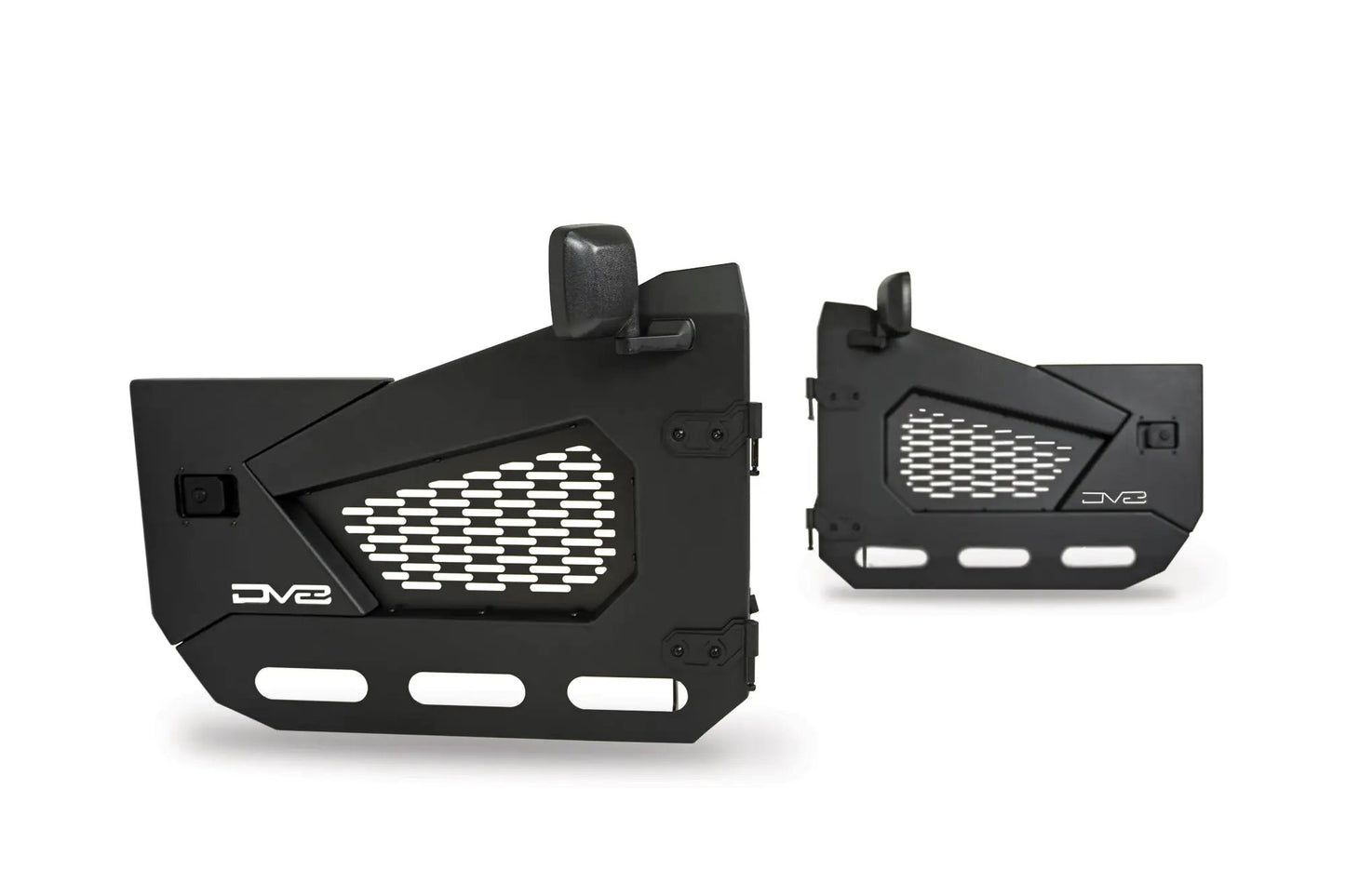 DV8 Offroad Jeep Wrangler JL & Gladiator JT Spec Series Half Doors Front Set by DV8 Offroad