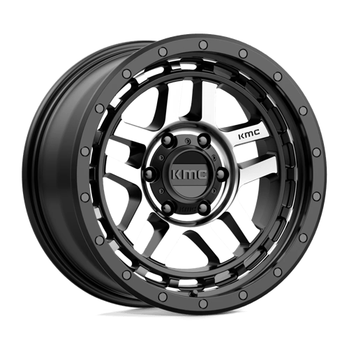 KMC KM540 18X8.5 6X135 S-BLK MACH 00MM