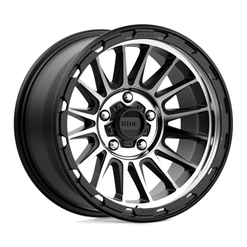 KMC KM542 17X9 5X5.0 S-BLK MACH -12MM