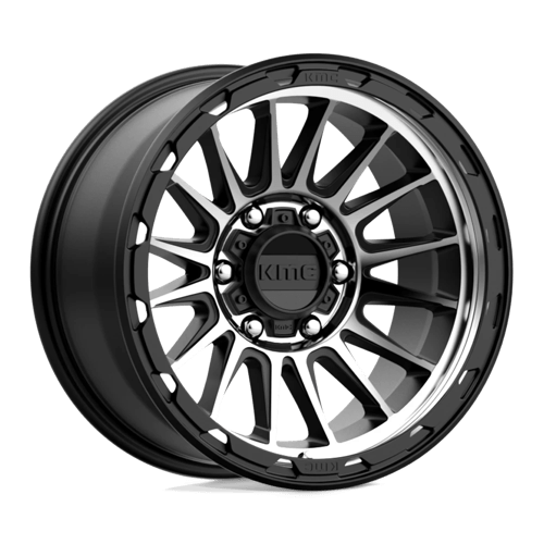 KMC KM542 17X9 6X5.5 S-BLK MACH -12MM by KMC