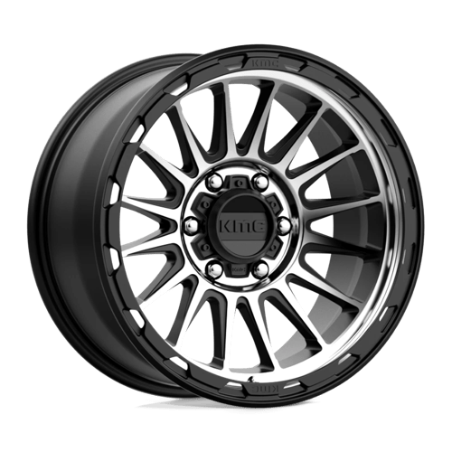 KMC KM542 18X9 6X5.5 S-BLK MACH 00MM