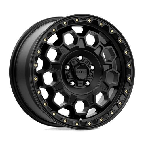 KMC KM545 17X9 6X5.5 S-BLK -12MM by KMC