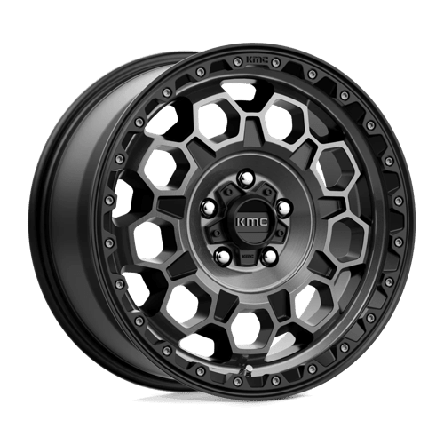 KMC KM545 17X9 6X5.5 S-BLK GTCC -12MM by KMC