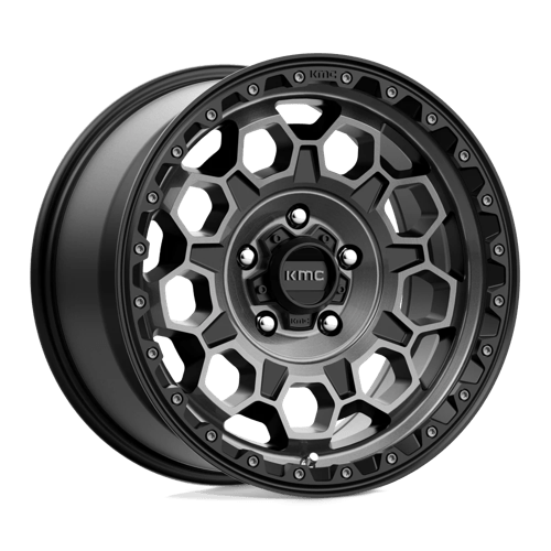 KMC KM545 17X9 5X5.0 S-BLK GTCC 18MM by KMC