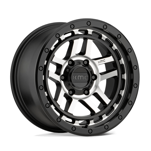 KMC KM540 17X8.5 6X5.5 S-BLK MACH 18MM