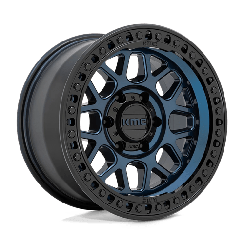 KMC GRS 17X8.5 8X6.5 125 +0 MN-BLUE GBLK-LP