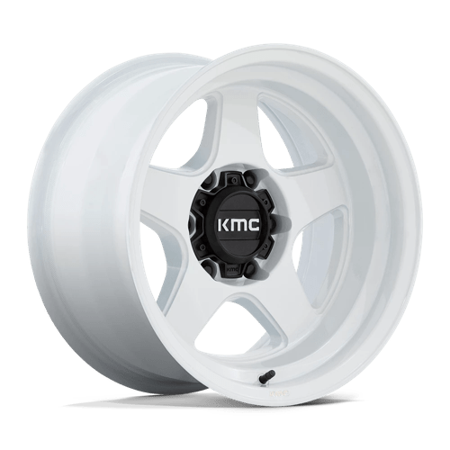 KMC LOBO 17X8.5 5X5.0 71 G-WHT +18