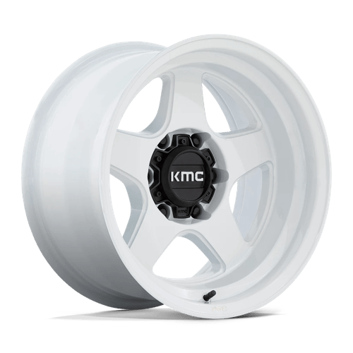 KMC LOBO 17X9 6X5.5 106 G-WHT -38 by KMC