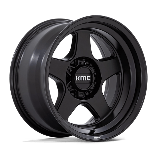 KMC LOBO 17X9 5X5.0 71 M-BLK -38 by KMC