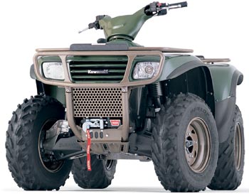 Warn Winch Mounting Kit for Kawasaki Brute Force 750. For use with WARN VRX 25/35 (Short Drum) winches.