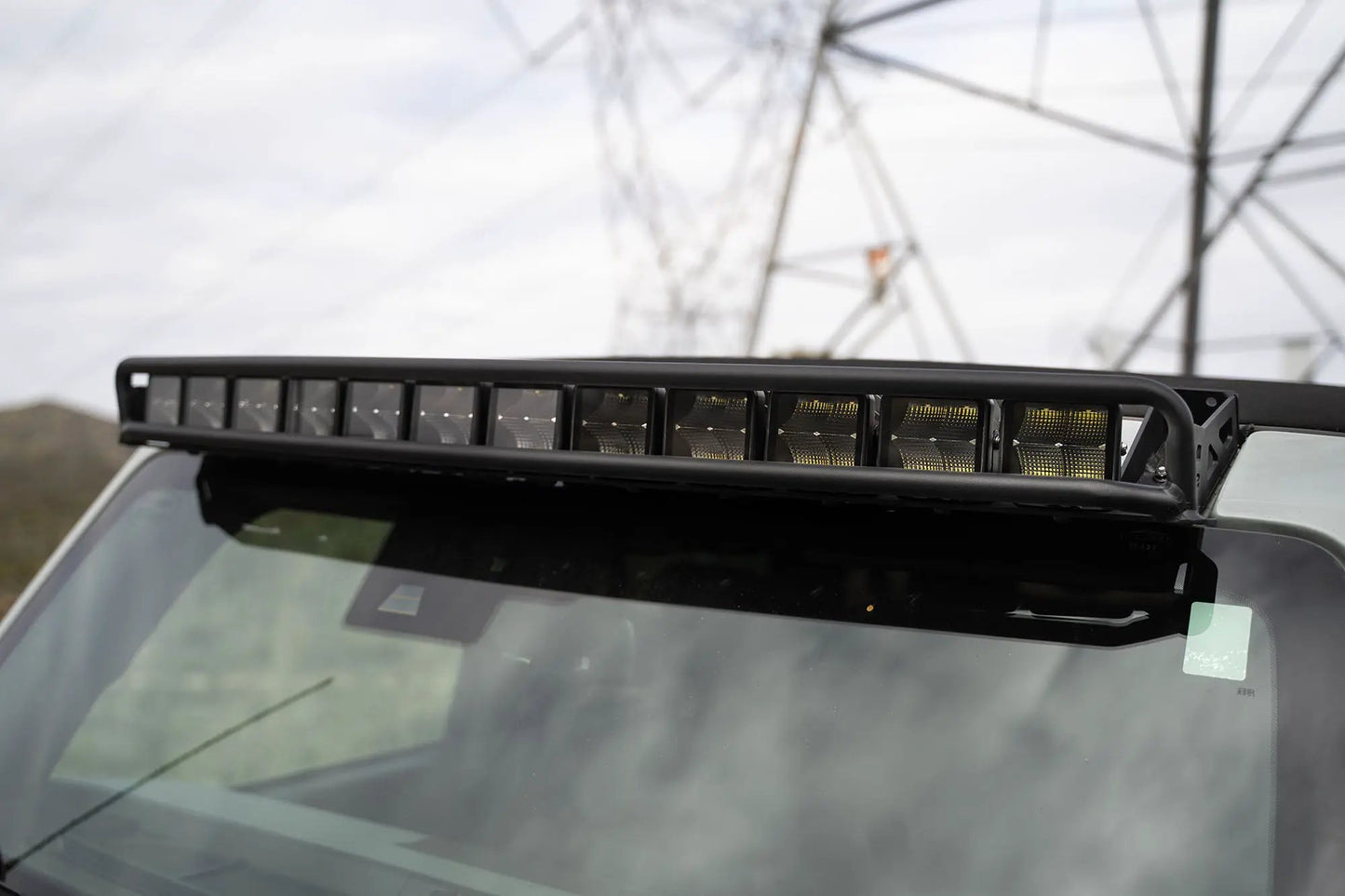 DV8 Offroad Ford Bronco 40-Inch Curved Light Bar Mount by DV8 Offroad