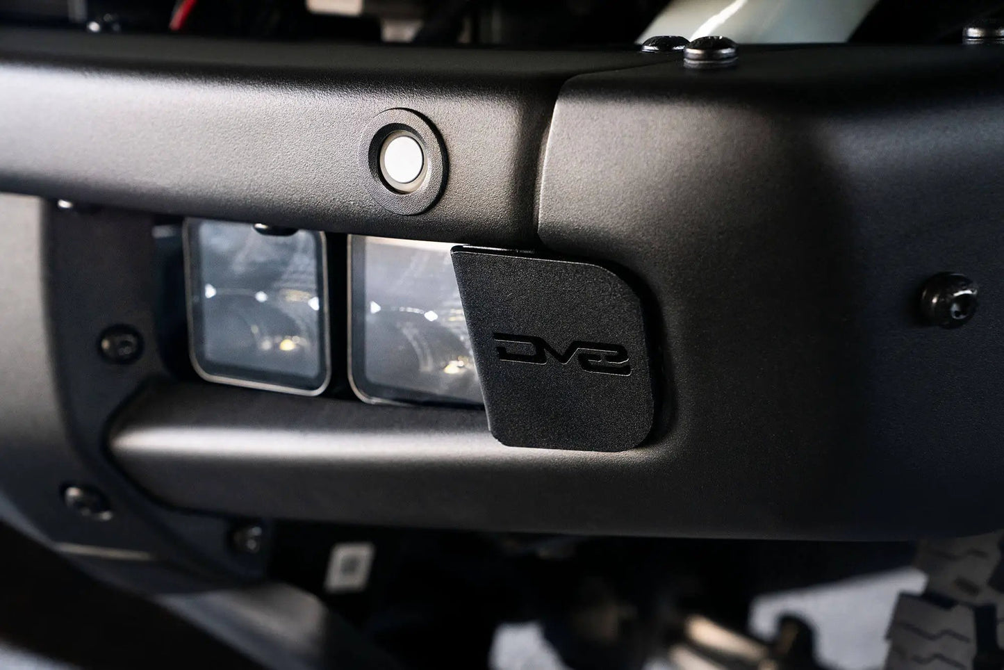 DV8 Offroad Ford Bronco Factory Bumper Pocket Light Mount by DV8 Offroad