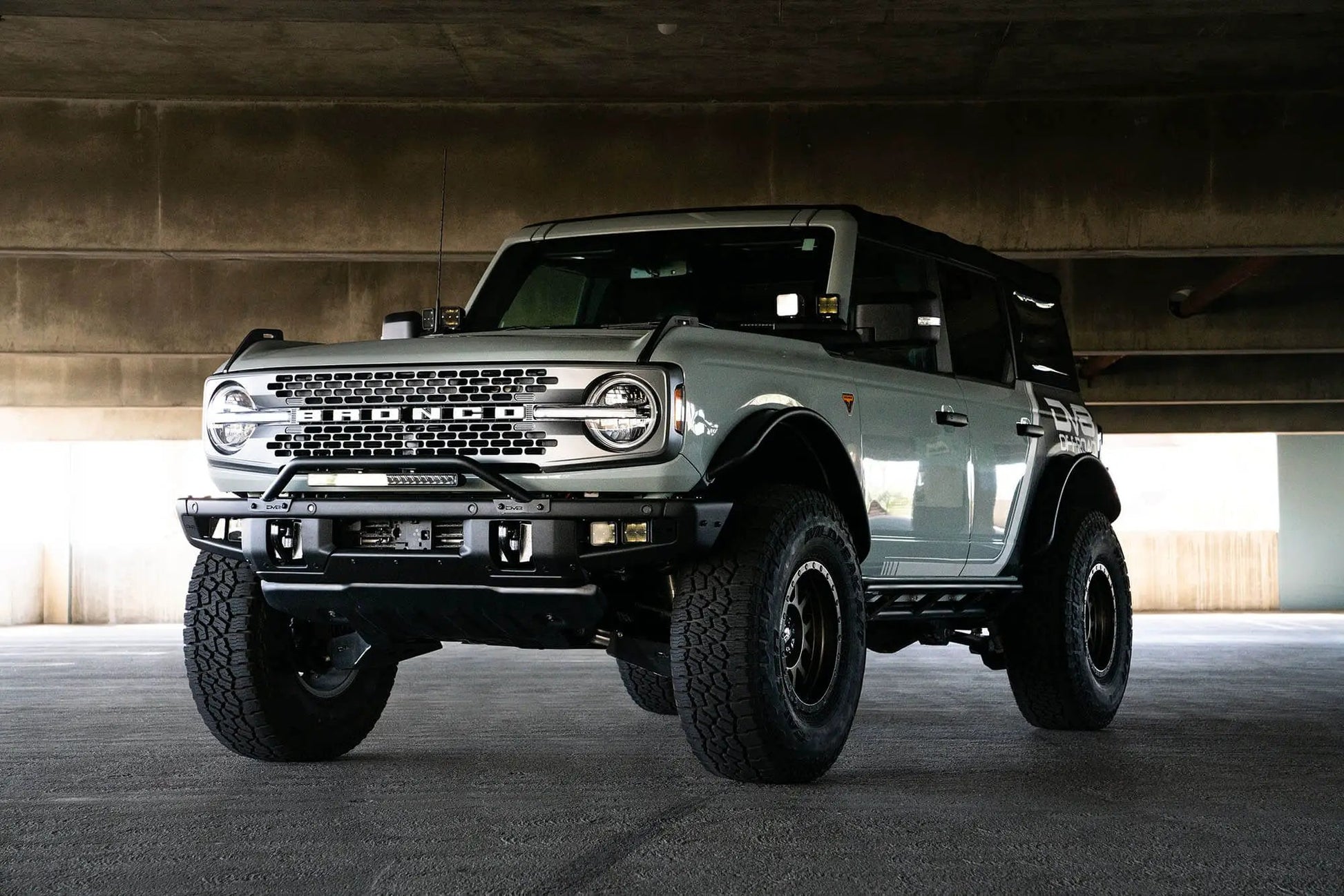 DV8 Offroad Ford Bronco Factory Bumper Bull Bar by DV8 Offroad