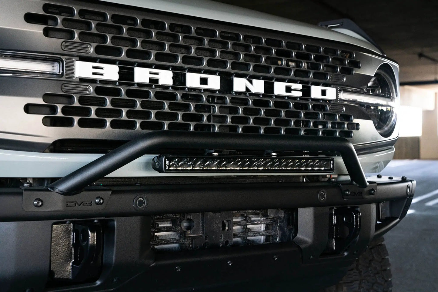 DV8 Offroad Ford Bronco Factory Bumper Bull Bar by DV8 Offroad