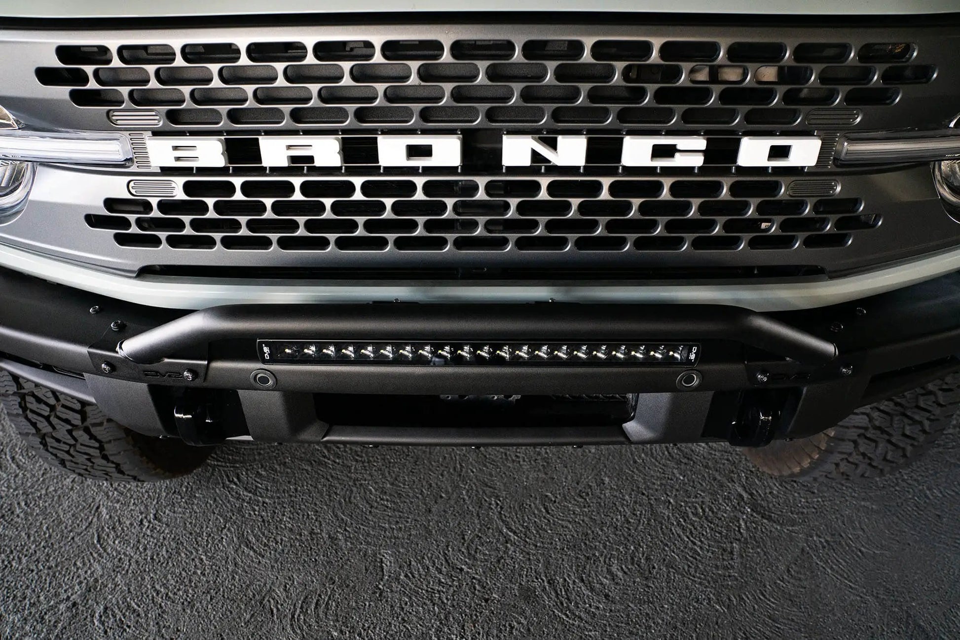 DV8 Offroad Ford Bronco Factory Bumper Bull Bar by DV8 Offroad