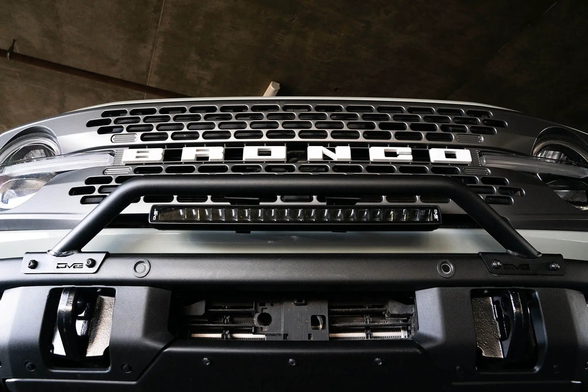 DV8 Offroad Ford Bronco Factory Bumper Bull Bar by DV8 Offroad
