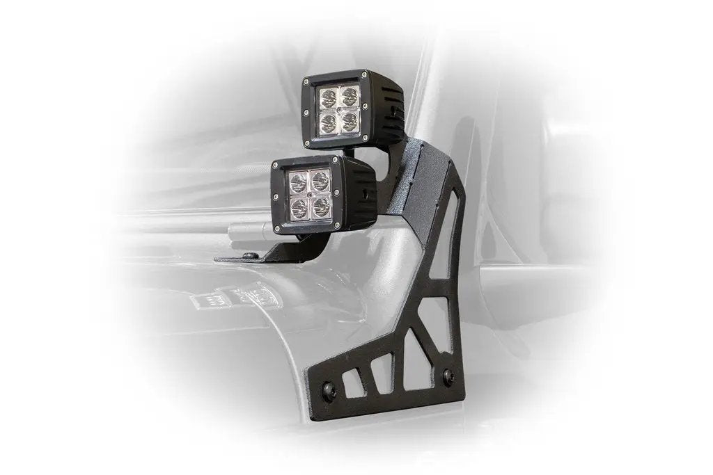 DV8 Offroad 18+ Jeep JL/20+ Jeep JT Lower A-Pillar Light Mount by DV8 Offroad