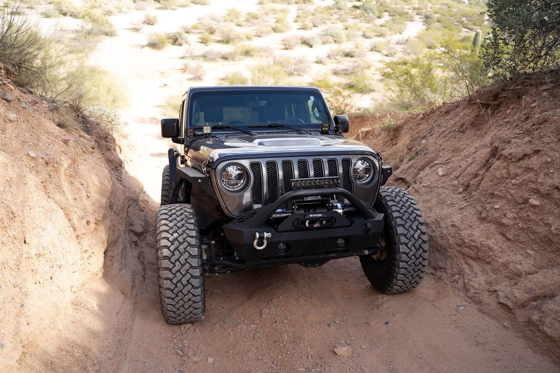 DV8 Offroad 2018-22 Jeep JL & 2020-2022 Jeep JT A-Pillar Dual Pod Light Mounts by DV8 Offroad