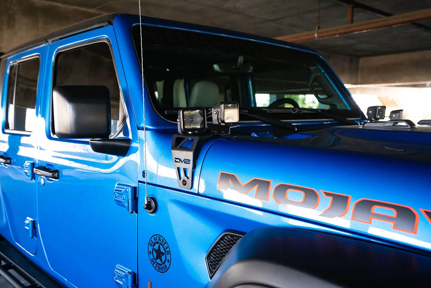 DV8 Offroad Jeep JL 392 & Jeep JT Mojave Edition Dual Pod Light Mounts by DV8 Offroad