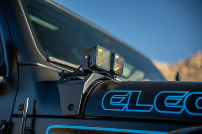 DV8 Offroad Jeep Wrangler JL 4xe Dual Light Pod Mounts by DV8 Offroad