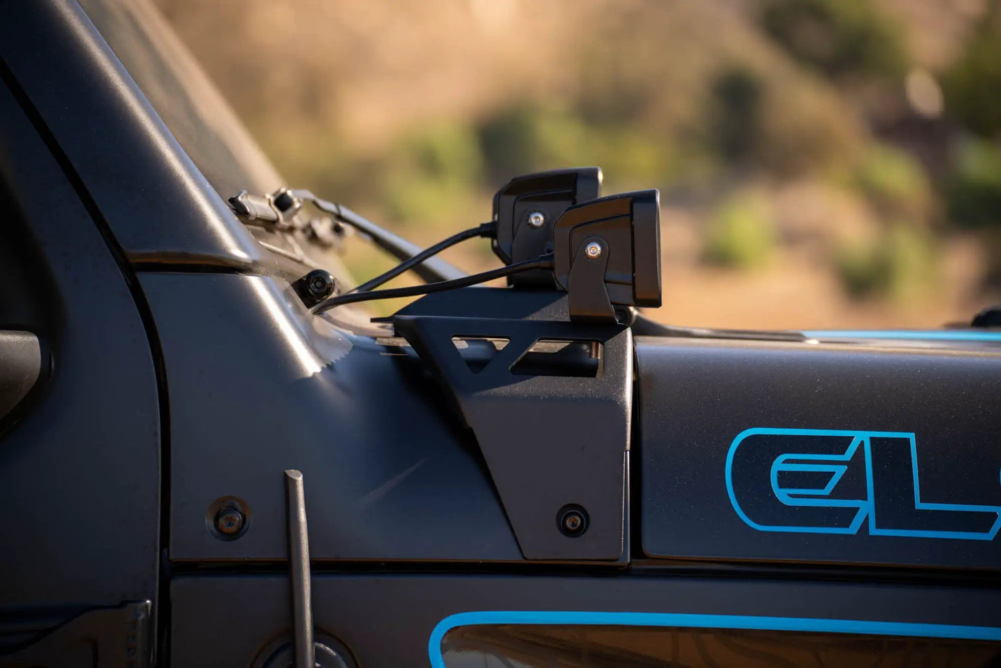 DV8 Offroad Jeep Wrangler JL 4xe Dual Light Pod Mounts by DV8 Offroad
