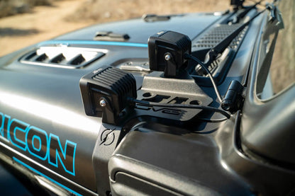 DV8 Offroad Jeep Wrangler JL 4xe Dual Light Pod Mounts by DV8 Offroad
