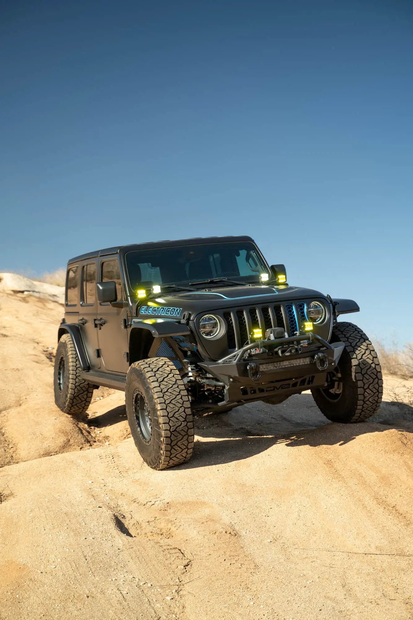 DV8 Offroad Jeep Wrangler JL 4xe Dual Light Pod Mounts by DV8 Offroad