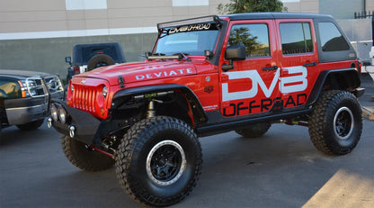 DV8 Offroad 07-18 Jeep JK Full A-Pillar Light Mount by DV8 Offroad