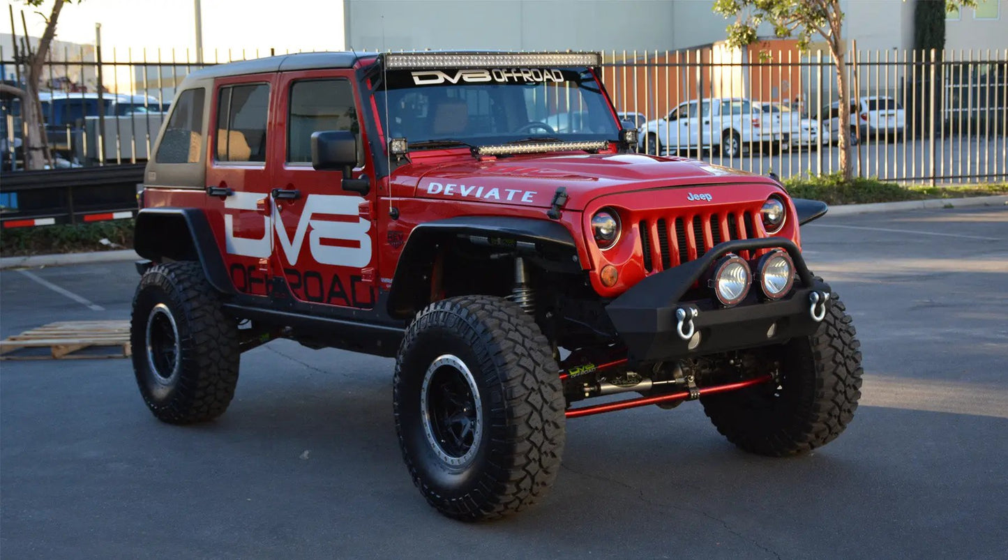 DV8 Offroad 07-18 Jeep JK Full A-Pillar Light Mount by DV8 Offroad
